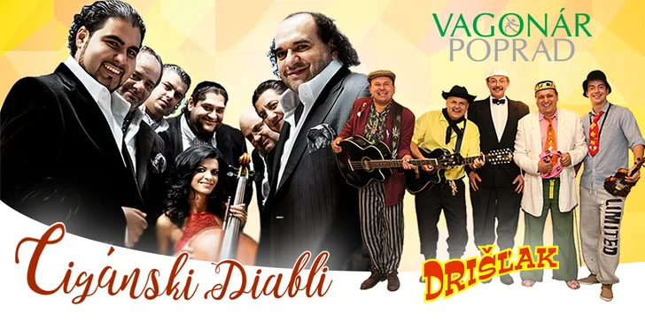 Vstupenka na koncert VIANOČNÉ TRIO! Cigánski diabli, Drišľak a Vagonár