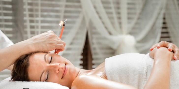 Energeticko-terapeuticko očisťujúci balíček pre ženy s masážou a telovou sviečkou