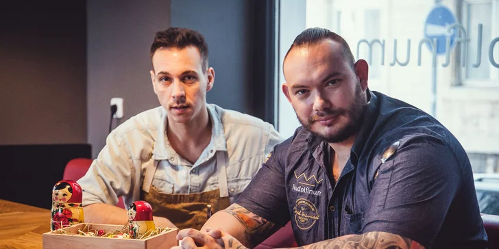 4-chodové degustačné menu pre 2 osoby od executive chefa Daniela Hrivňáka a Tomáša Bakaia