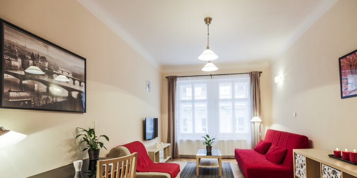Ubytovanie v krásnych apartmánoch priamo v centre Prahy
