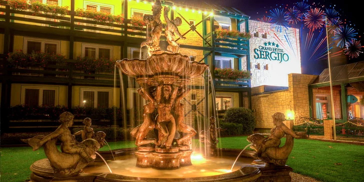 Romantické Vianoce alebo Silvester v GRAND BOUTIQUE HOTELI SERGIJO**** v kúpeľnom meste Piešťany