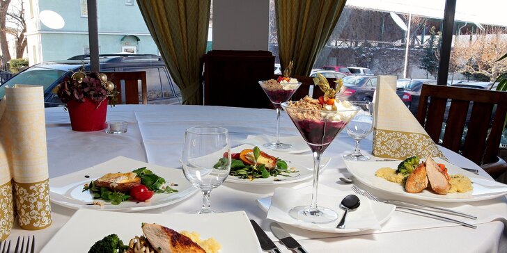 Otvorený voucher na konzumáciu jedla a nápojov v luxusnej reštaurácii ****Hotela AGATKA Bratislava. Gurmánsky zážitok!