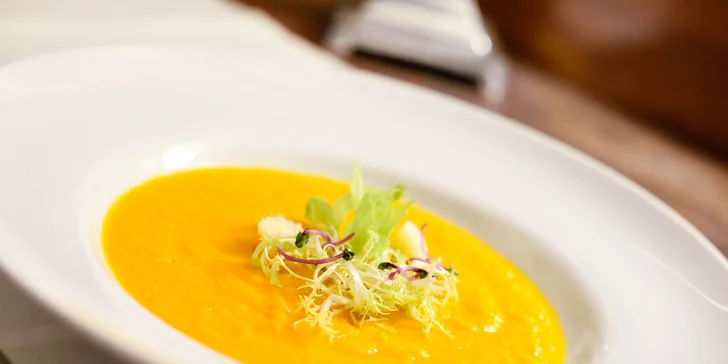 Luxusné 6-chodové degustačné menu pre 2 od executive chefa Ladislava Botoša v Pressburg restaurant na Dunaji