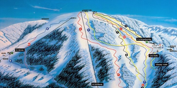 Celodenný, rodinný, 3-hodinový alebo 4-hodinový skipas do lyžiarskeho strediska Šachtičky