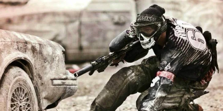 3 hodiny paintballovej prestrelky plné napätia