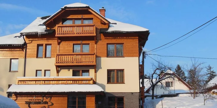 Lyžovačka v Oščadnici v apartmánoch Sasanka pre 2 až 4 osoby
