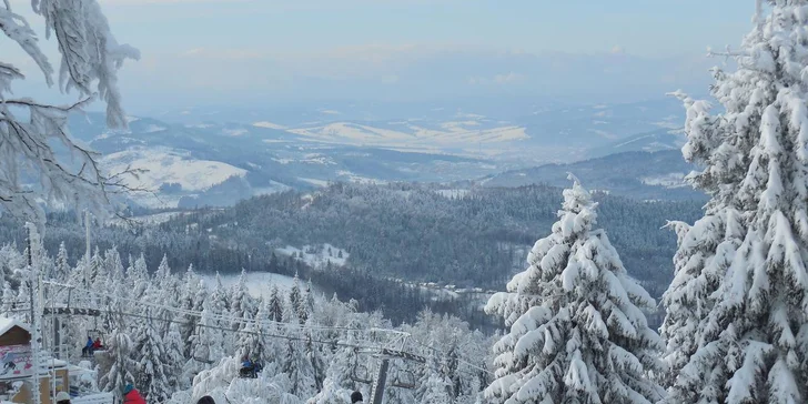 Lyžovačka v Oščadnici v apartmánoch Sasanka pre 2 až 4 osoby