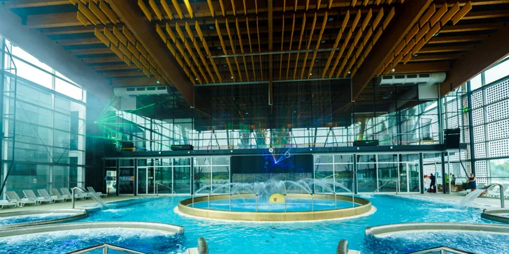 Celodenný relax v Aquaparku AquaCity Poprad alebo Wellness centre – Fire & Water Wellness & Spa