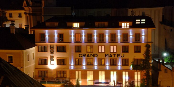 Romantický pobyt v hoteli Grand MATEJ*** v Banskej Štiavnici
