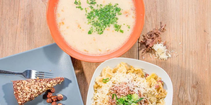 Namixujte si vlastné 3-chodové menu alebo využite darčekové poukážky na ľubovoľné jedlo či pitie