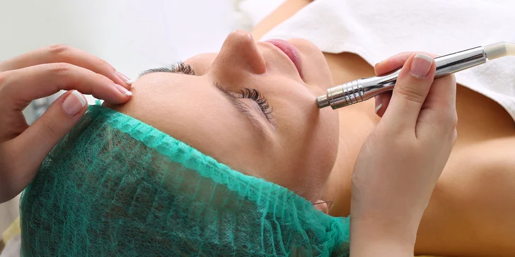 Diamantová mikrodermabrázia s hĺbkovým čistením pleti alebo masážou