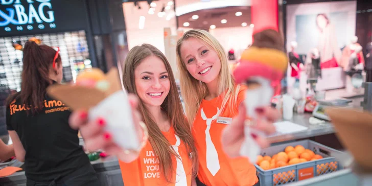 2 pollitrové drinky Fruitisimo plné lásky a zdravia - Srdcovka a Valentín