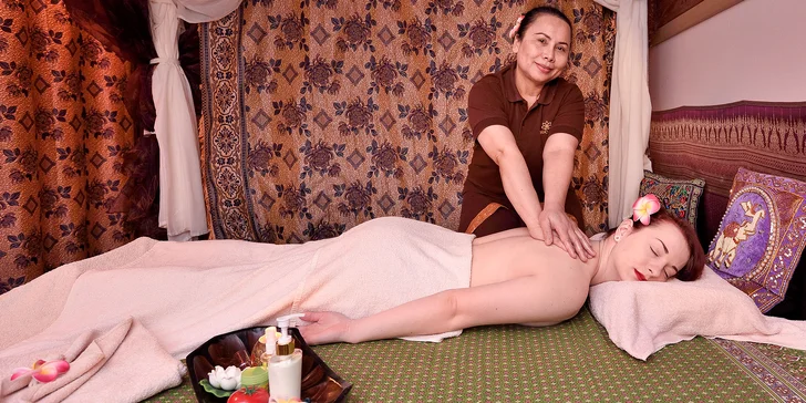 Relaxačná thajská olejová masáž chrbta a nôh