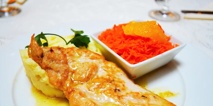 4-chodové menu v centre Žiliny - v ponuke aj detské menu!