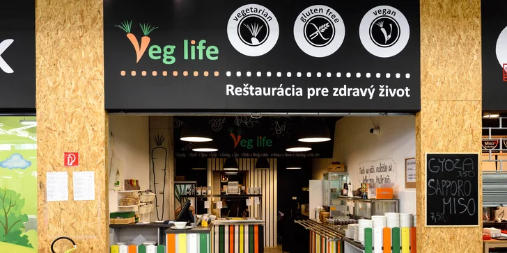Zdravé trojchodové vegetariánske menu vo Fresh Markete