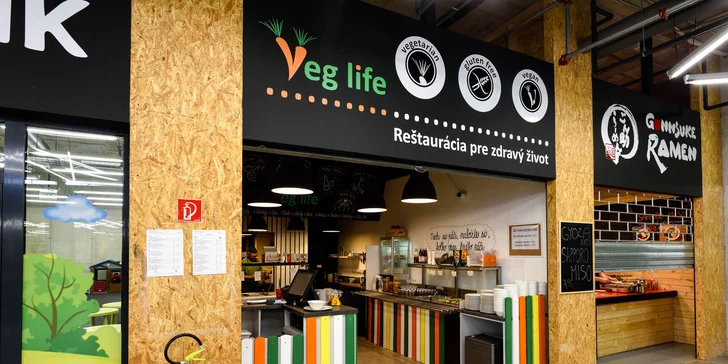 Zdravé trojchodové vegetariánske menu vo Fresh Markete