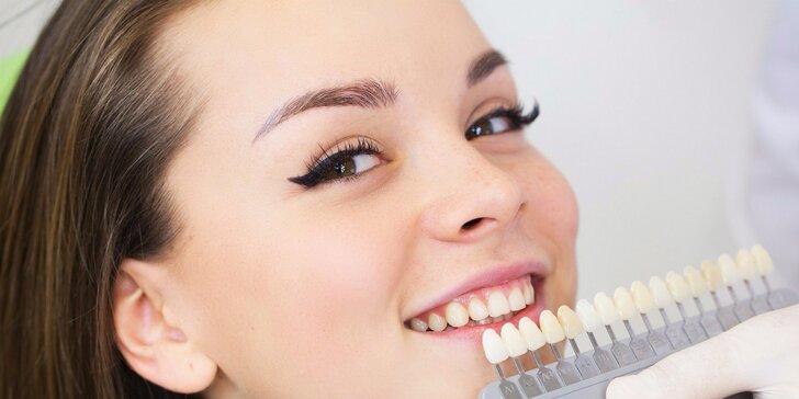 Žiarivo biely úsmev s laserovým bielením zubov + výhodnejšia ponuka pre 2 osoby