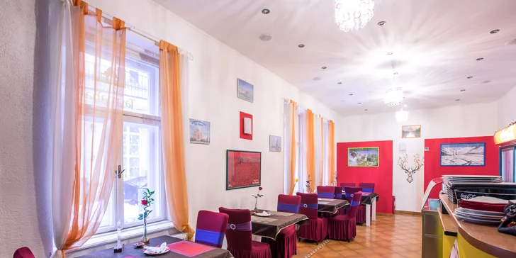 Vychutnajte si vo dvojici chutný vegetariánsky alebo mäsový Taj Mahal tanier