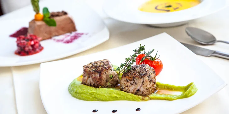 Trojchodové degustačné menu pre gurmánov