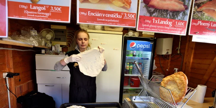 Bratislavské langoše na Kamennom námestí