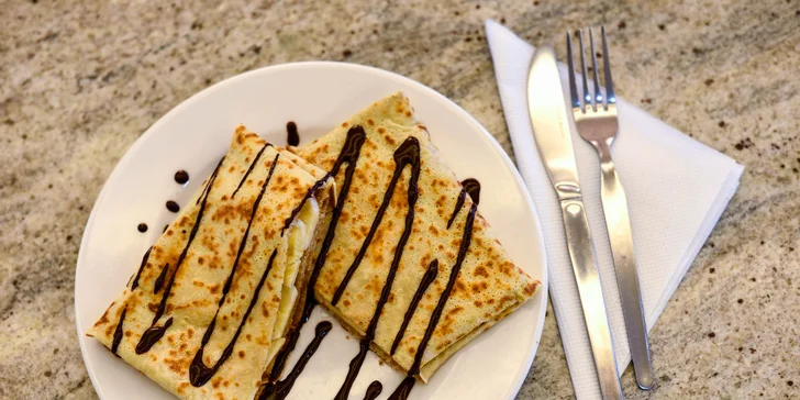 Chutné a veľké palacinky vo food courte Eurovea