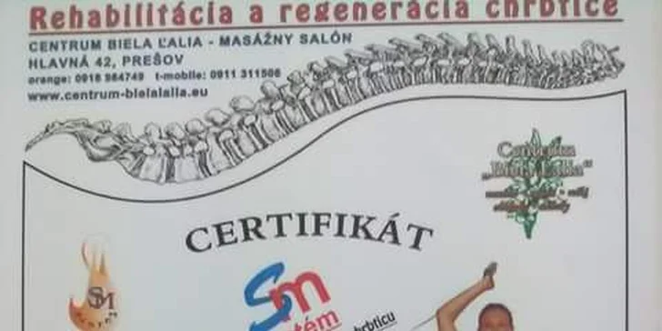 SM systém - špeciálne cvičenie pre zdravú chrbticu