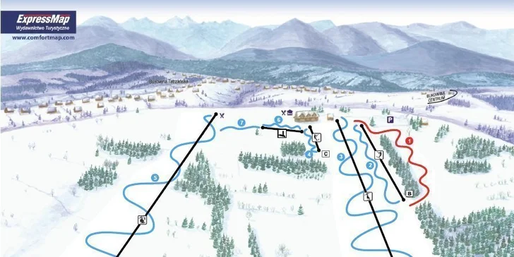 Skipasy do poľského strediska Bukowina Tatrzańska – Rusiń ski