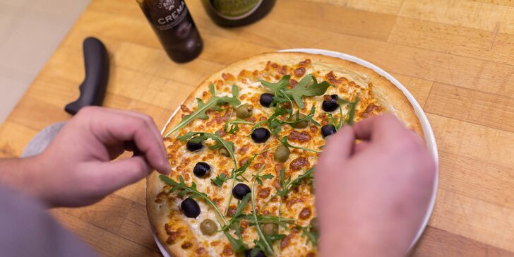 Skvelá chrumkavá pizza - až 10 druhov na výber!