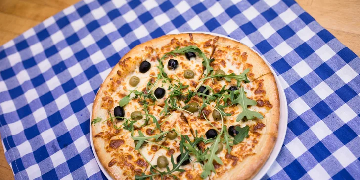 Skvelá chrumkavá pizza - až 10 druhov na výber!