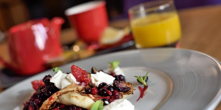 Raňajkové menu alebo lievance s mascarpone