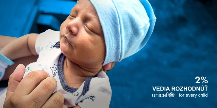 Darujte 2% z daní UNICEFU do konca marca!
