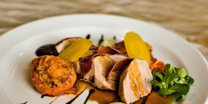 Gurmánske menu: roast beef, kuracia saltimbocca a čokoládové suflé
