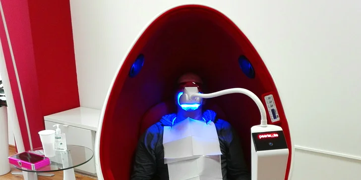 LED Bielenie zubov bieliacim gélom PEARLSMILE®