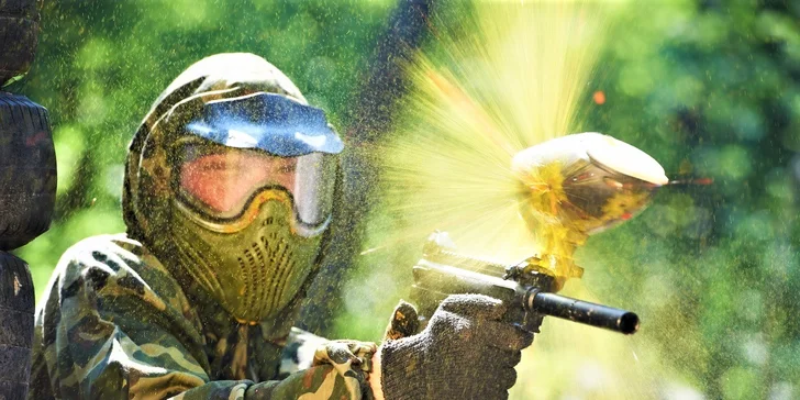 Paintball na 3 hodiny v Krupine s kompletným výstrojom