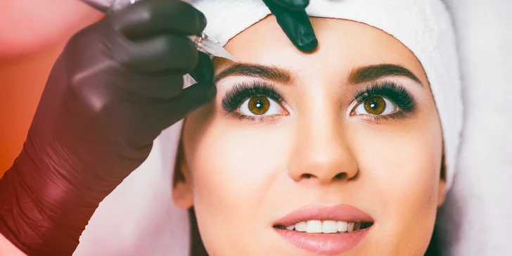 Permanentný make up obočia, očných liniek a pier