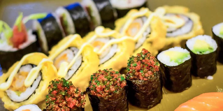 Sushi menu v Asean fast food