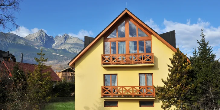Pobyt pre 2 až 6 osôb vo Vysokých Tatrách v štúdiách a apartmánoch so saunou