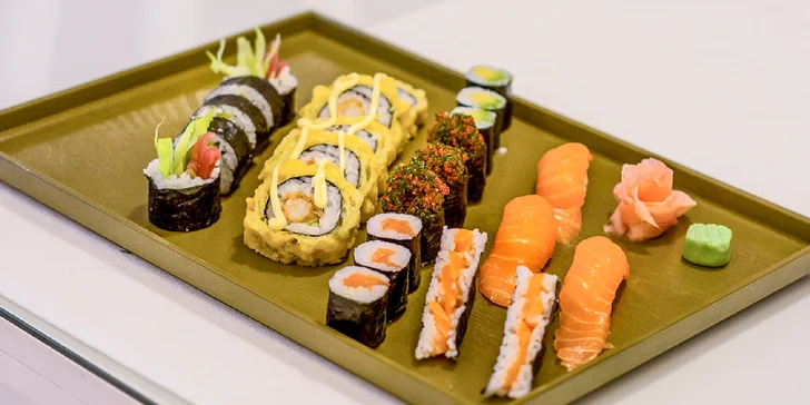 Sushi menu v Asean fast food