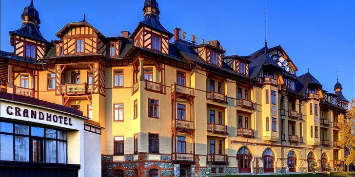 Luxusný wellness pobyt v Grand Hoteli Starý Smokovec