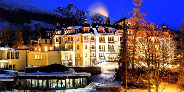 Luxusný wellness pobyt v Grand Hoteli Starý Smokovec