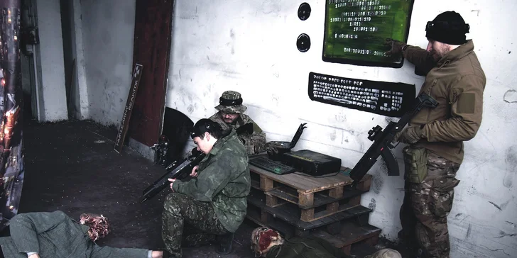 Zombie night laser wars s komparzistami pre 6 hráčov