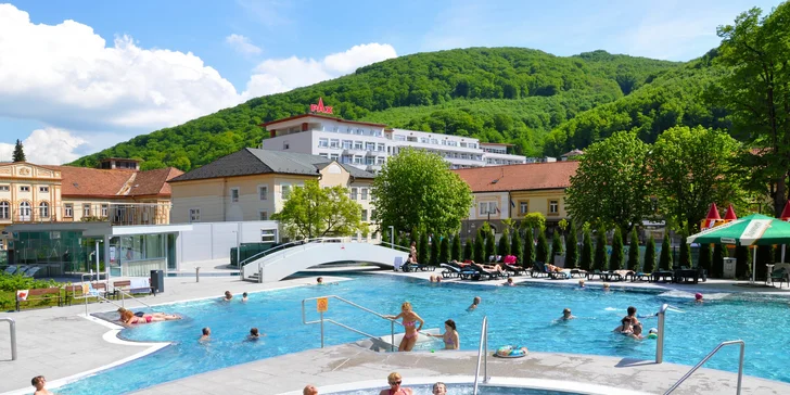 Oddych v kúpeľnom mestečku Trenčianske Teplice