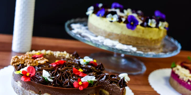 Raw torty s exkluzívnymi príchuťami
