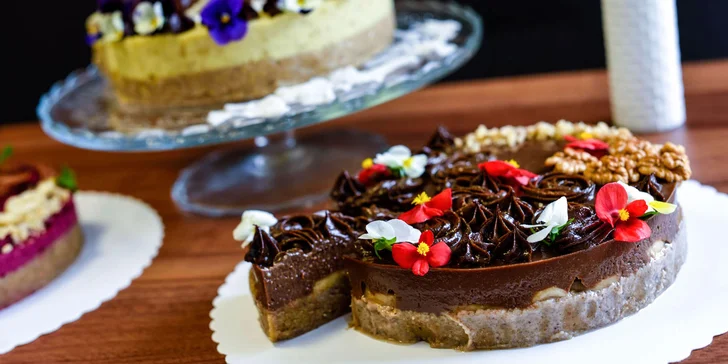 Raw torty s exkluzívnymi príchuťami