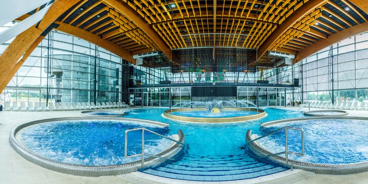 Wellness pobyt v Hoteli AquaCity Riverside*** so vstupom do všetkých bazénov aquaparku a vstupom do Fire & Water Wellness & Spa Centra AquaCity Poprad