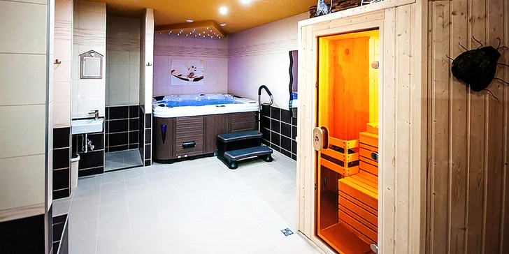 3 hodiny do wellness centra + mäsová misa v penzióne Zivka