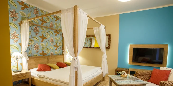 Originálne apartmány s raňajkami a wellness: 10 minút od kolonády