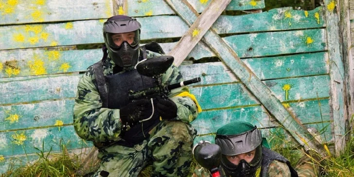 Poďte hrať PAINTBALL! 2 hodiny aj s výzbrojou