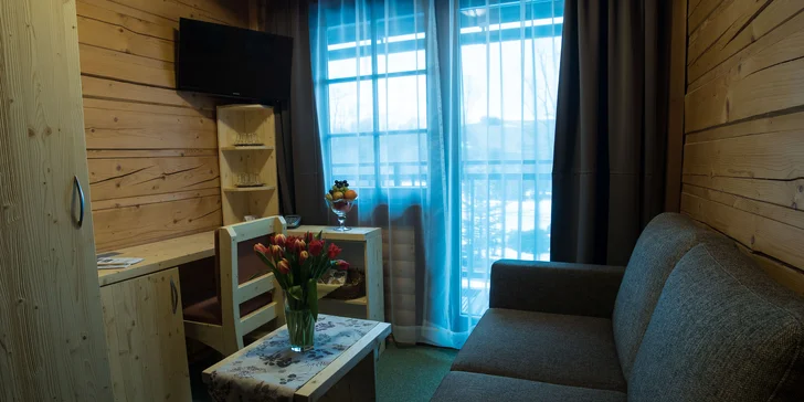 Vychýrený rodinný Sojka Resort v prírodnom prostredí Liptova