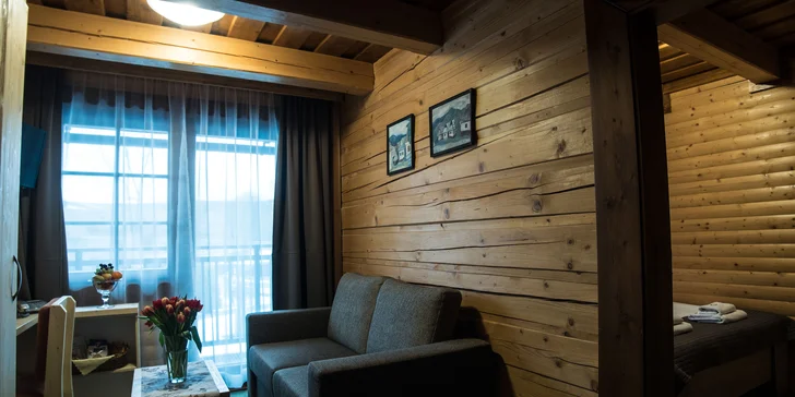 Vychýrený rodinný Sojka Resort v prírodnom prostredí Liptova